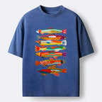 washed cotton t-shirt for summer