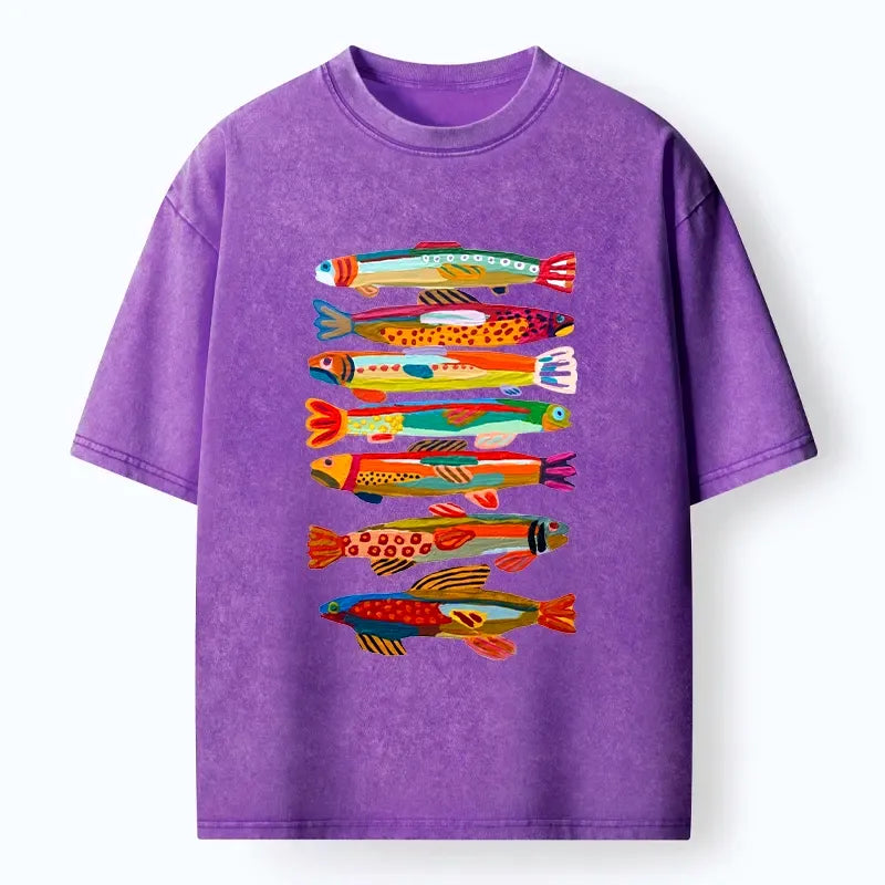 Japanese folk art unisex t-shirt
