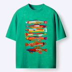 washed cotton t-shirt for summer