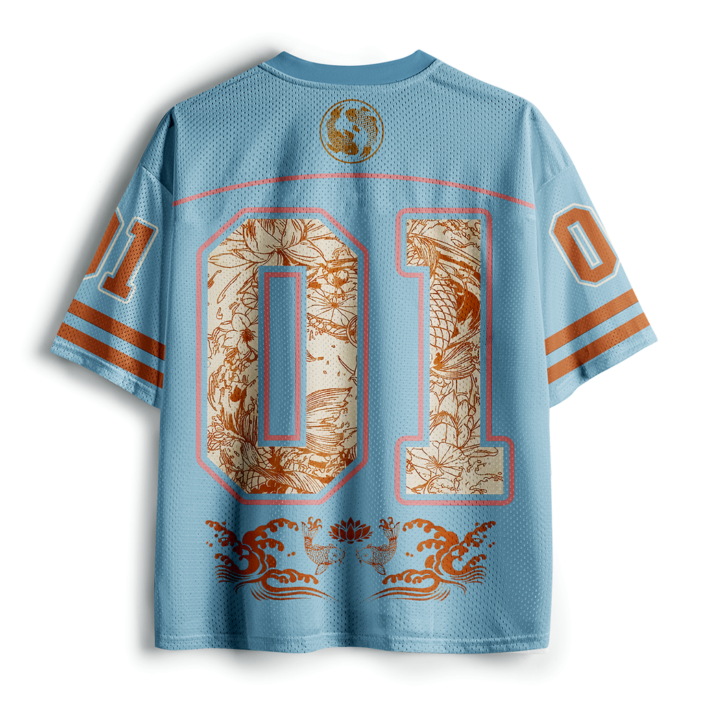 Comfortable Unisex Mesh Jersey with Japanese Design