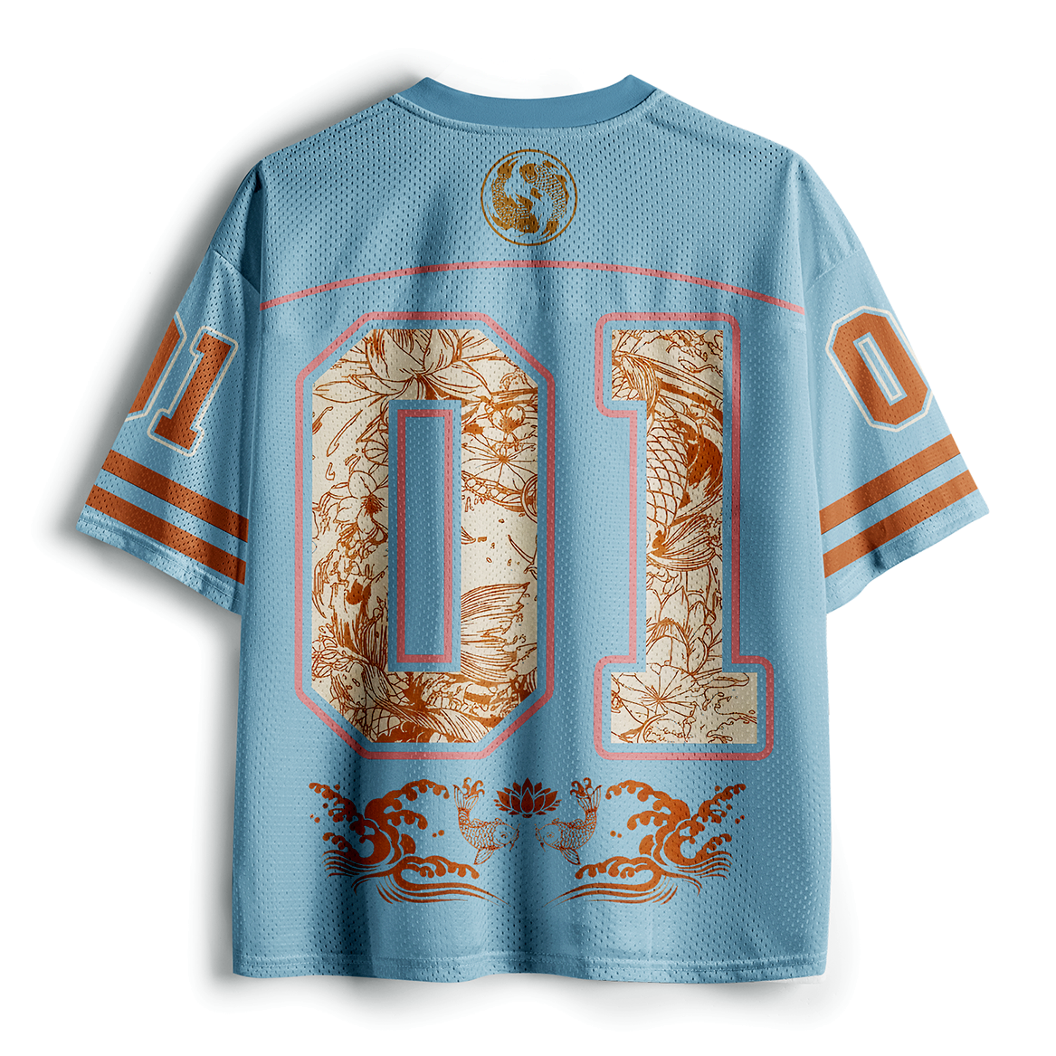 Comfortable Unisex Mesh Jersey with Japanese Design