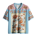 Kyoto-Lion Inner Peace Koi Fish Lotus Mesh Jersey