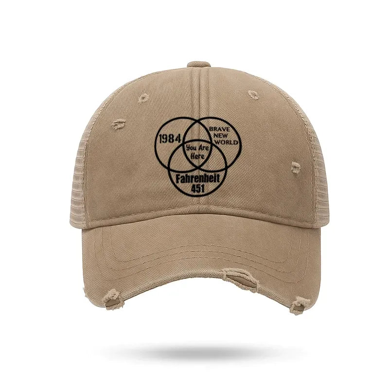 Japanese washed trucker cap for daily wear