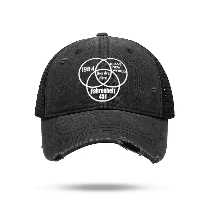 unisex adjustable trucker cap for streetwear