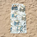 Japanese Samurai Frog Beach Towel