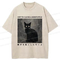 Kyoto lion cat t-shirt gift for her