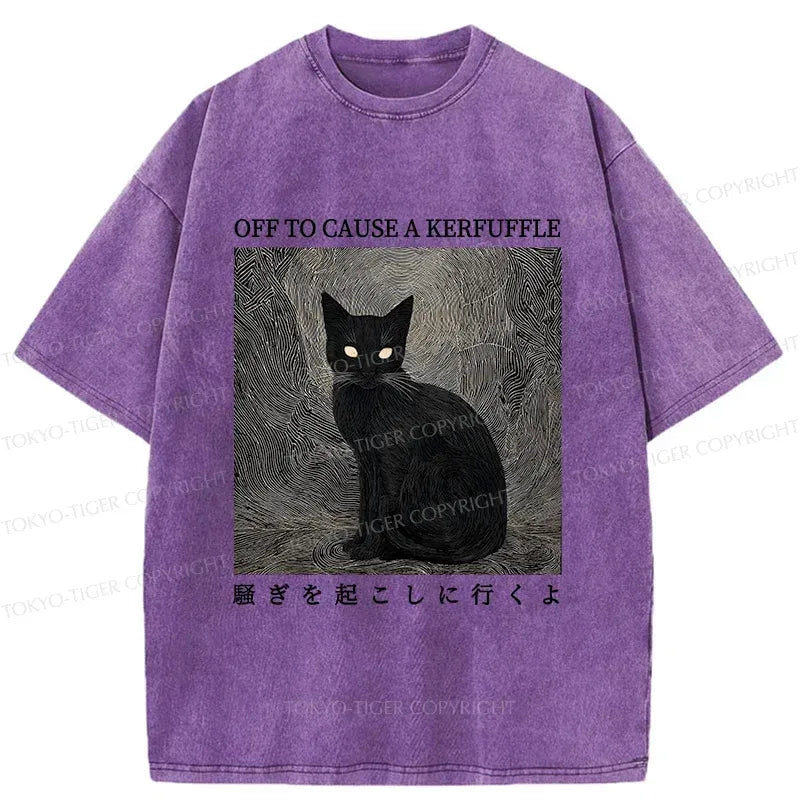 Kyoto lion cat t-shirt gift for her