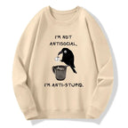 japanese crow coffee sweatshirt free shipping