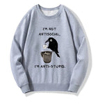 japanese crow coffee sweatshirt free shipping