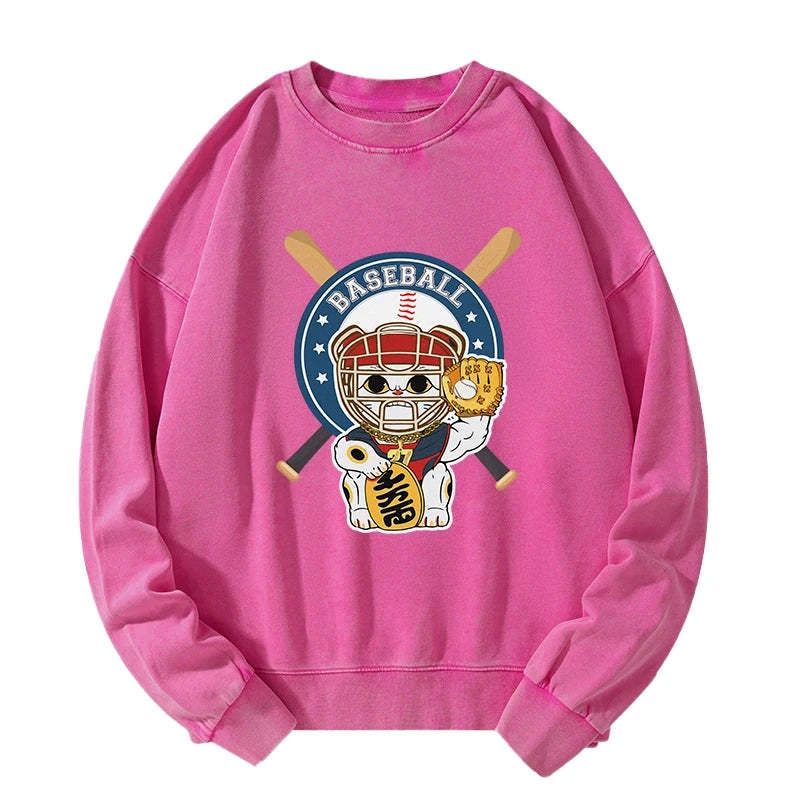 unisex japanese cat sweatshirt free shipping