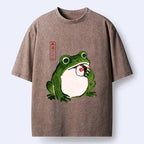 Japanese Washed T-Shirt for Daily Wear