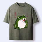 Japanese Washed T-Shirt for Daily Wear
