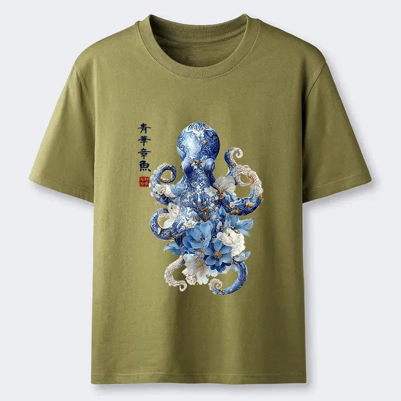 Ukiyo-e Octopus T-Shirt Best Seller