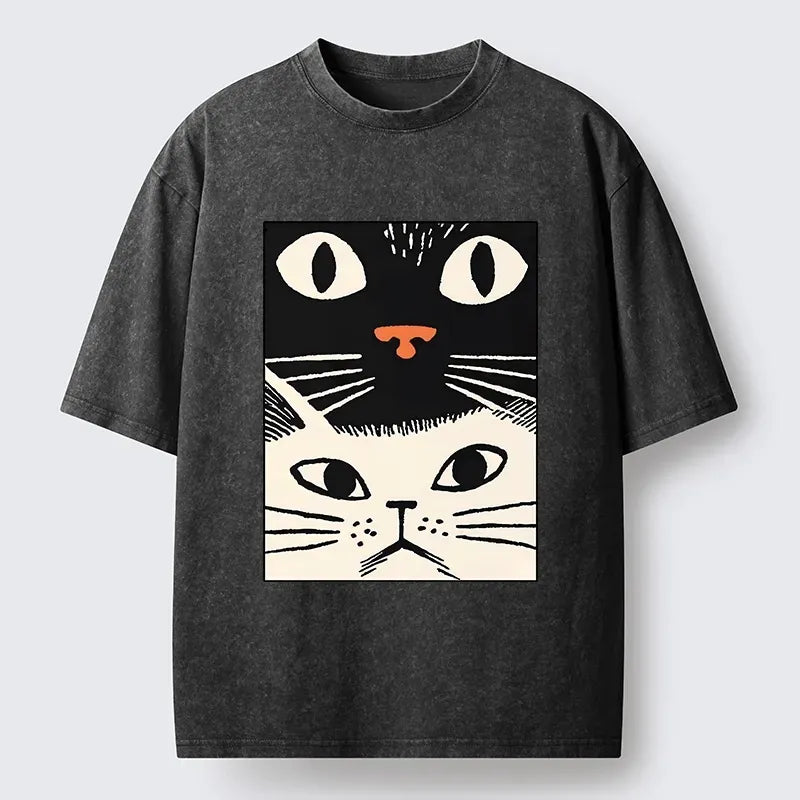 Japanese Cat Shirt for Festival Vacation