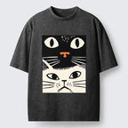 Japanese Cat Shirt for Festival Vacation