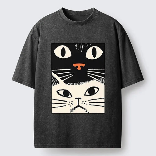 Japanese Cat Shirt for Festival Vacation