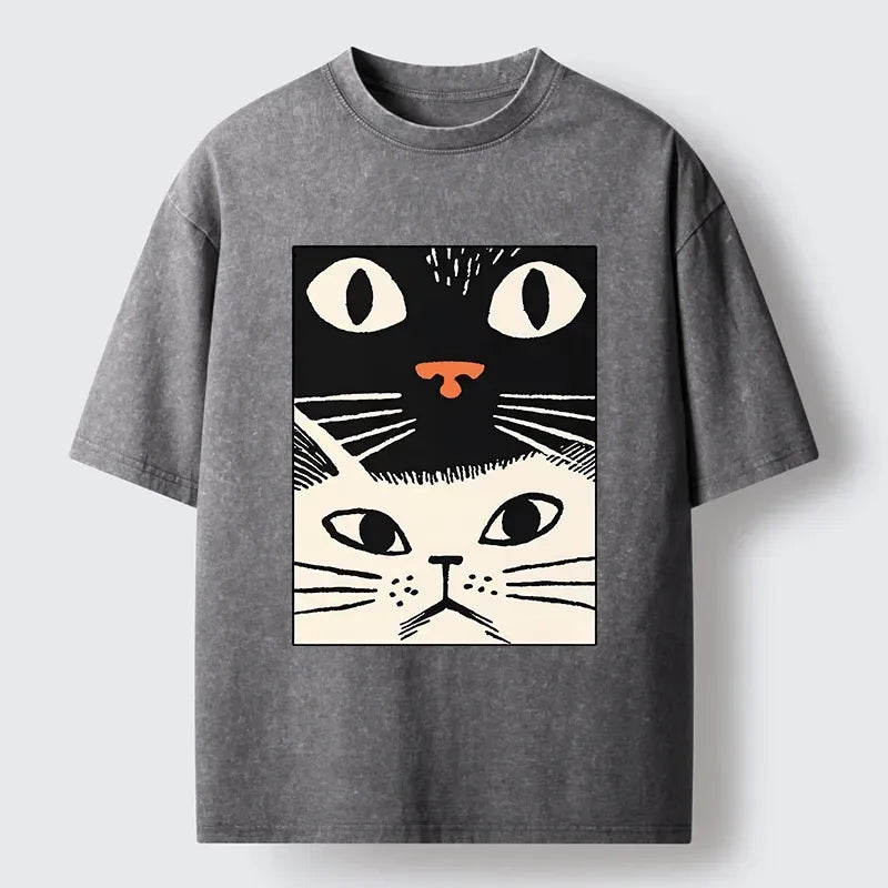 Japanese Cat Shirt for Festival Vacation