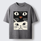 Japanese Cat Shirt for Festival Vacation