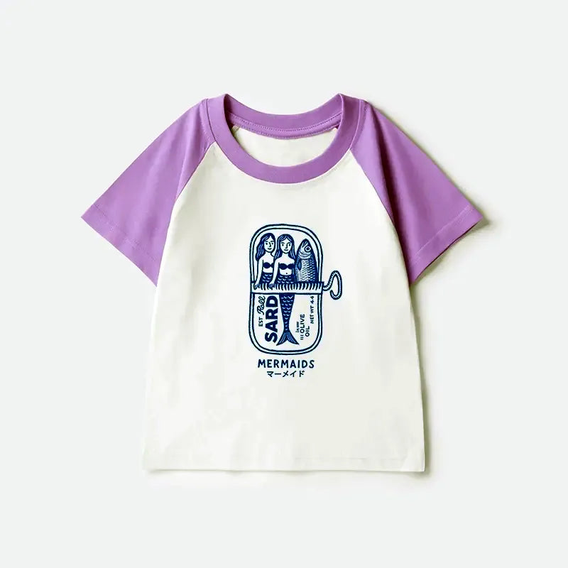 Kyoto Lion Mermaid Kids Tee for Gift Idea