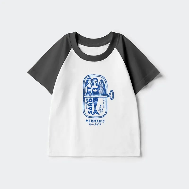 Kyoto Lion Mermaid Kids Tee for Gift Idea