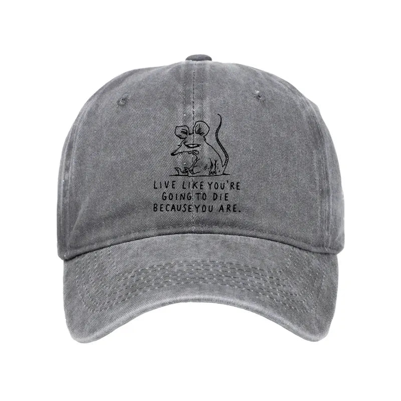 Funny Sarcastic Rat Meme Cap