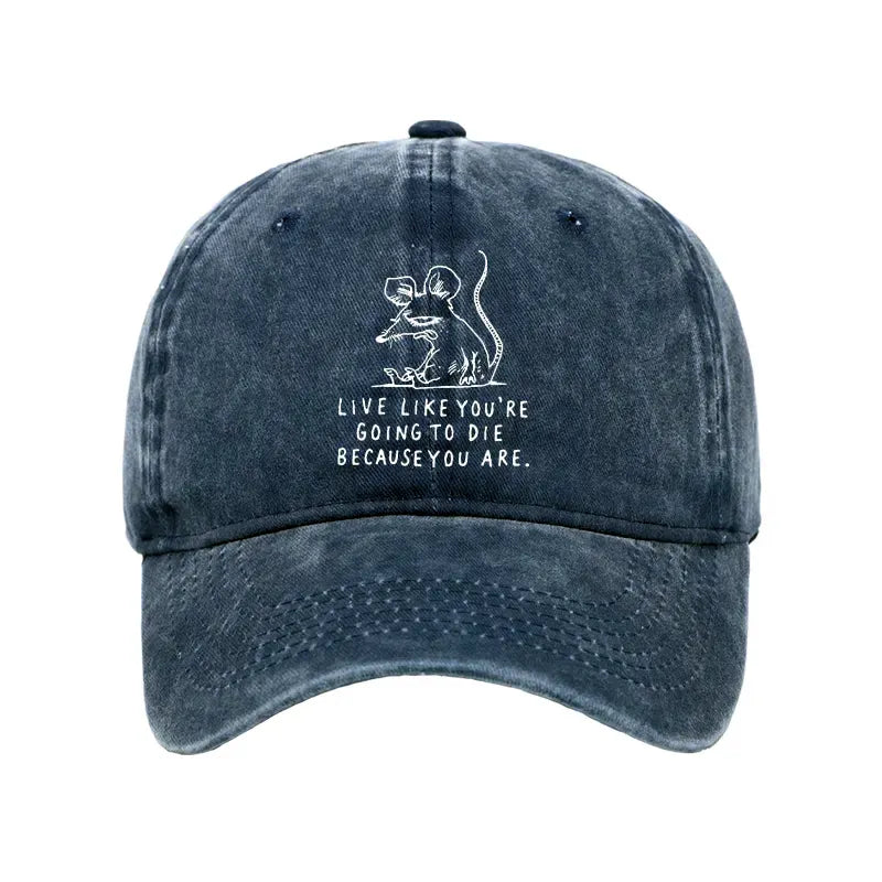 Funny Sarcastic Rat Meme Cap