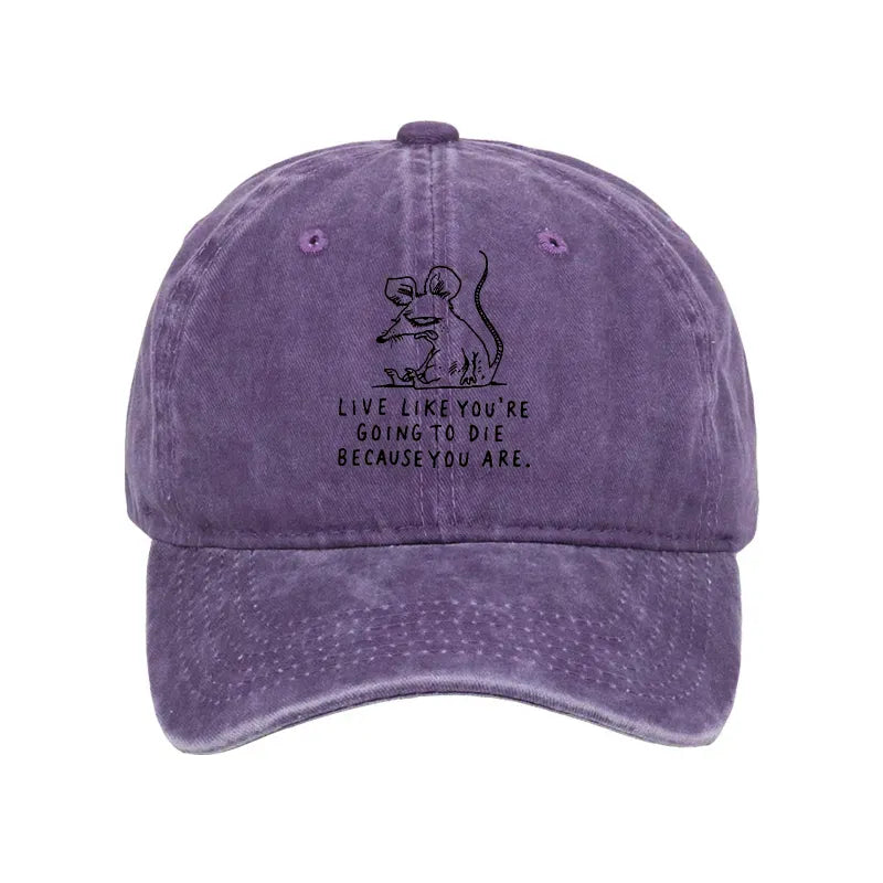 Funny Sarcastic Rat Meme Cap