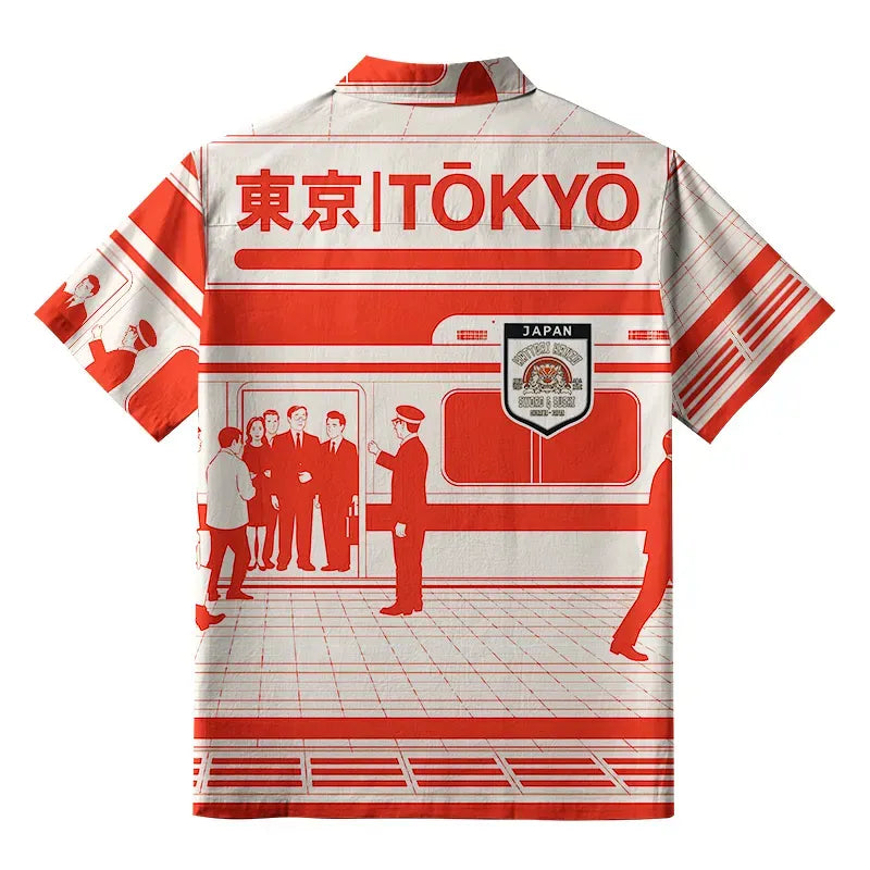 Kyoto Japanese Vintage Aloha Shirt for Summer