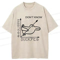 Kyoto-Lion Rabbit Or Duck Washed T-Shirt