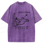 Japanese Washed T-Shirt for Daily Wear