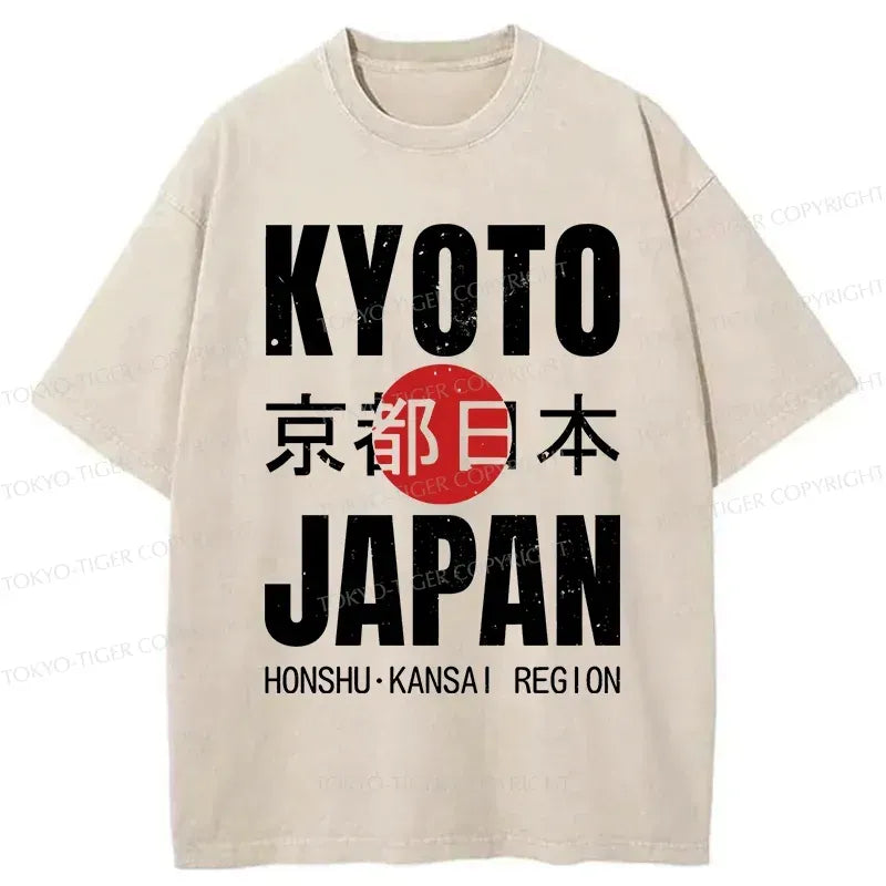 Vintage Japanese Washed T-Shirt Free Shipping
