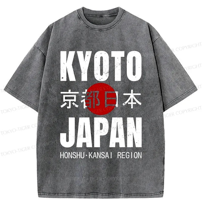 Vintage Japanese Washed T-Shirt Free Shipping