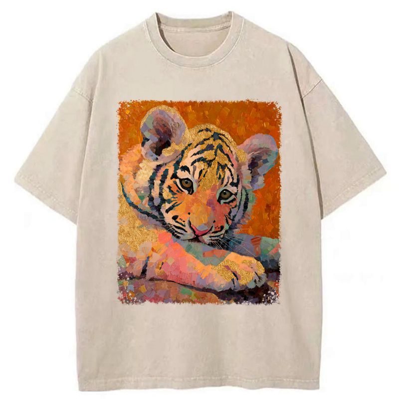 Unisex Cotton Tiger T-Shirt with Free Shipping