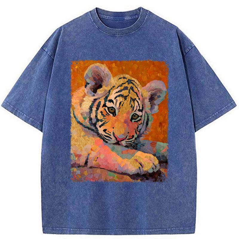 Unisex Cotton Tiger T-Shirt with Free Shipping