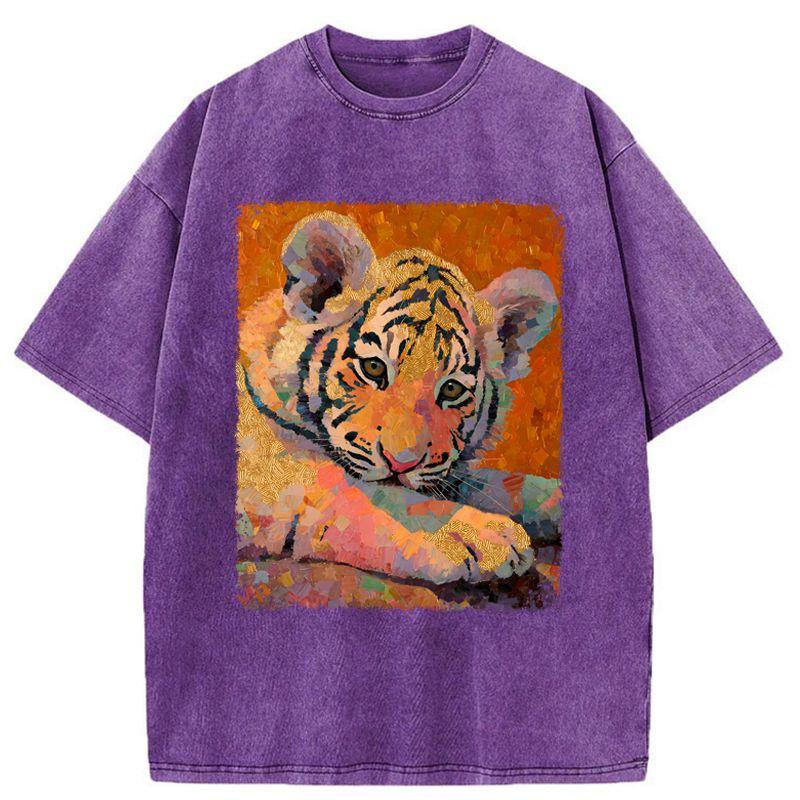 Unisex Cotton Tiger T-Shirt with Free Shipping