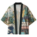 Kyoto-Lion Frog With Wings Kimono Cardigan