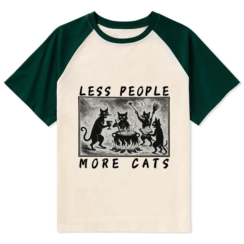 Kyoto-Lion Cat Sacrifice Ceremony Raglan T-shirt