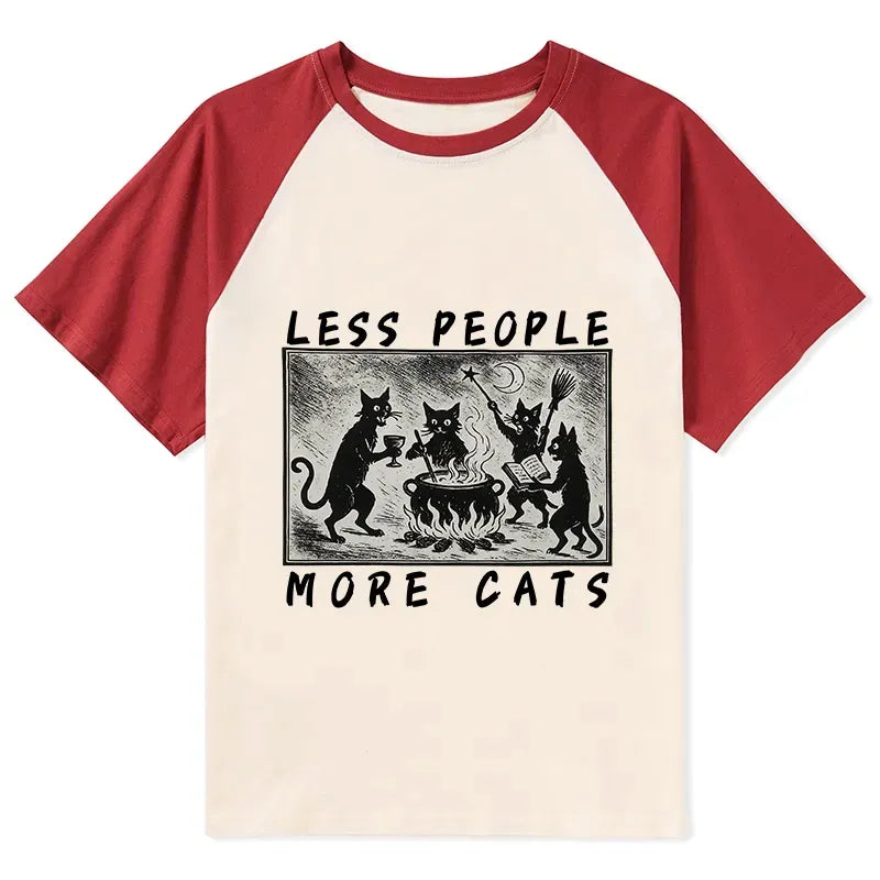 Japanese Cat Sacrifice Ceremony Raglan Shirt