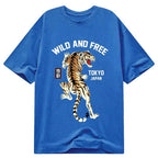 Kyoto-Lion Tiger Street Cotton Classic T-Shirt