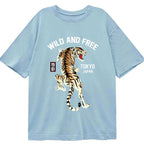Kyoto-Lion Tiger Street Cotton Classic T-Shirt