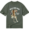 Kyoto-Lion Tiger Street Cotton Classic T-Shirt