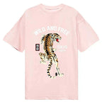 Kyoto-Lion Tiger Street Cotton Classic T-Shirt