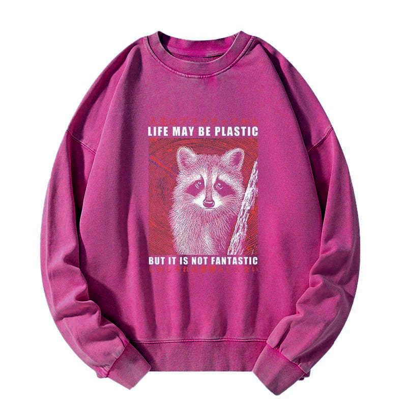 japanese washed sweatshirt for streetwear