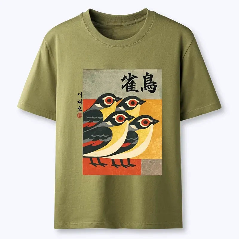 On Sale Unisex Vintage Japanese Print T-Shirt