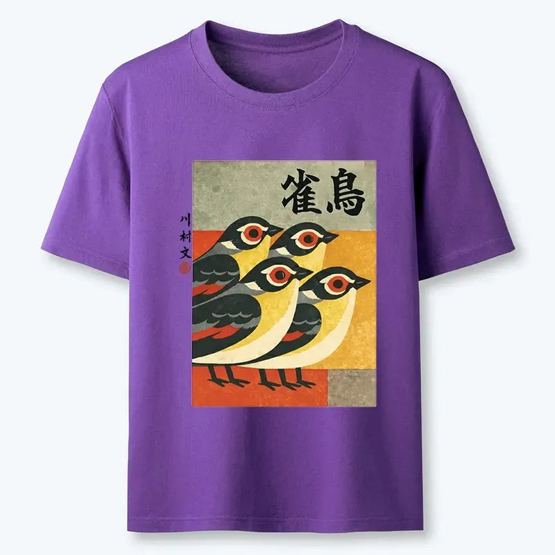 On Sale Unisex Vintage Japanese Print T-Shirt