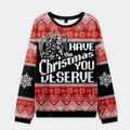 Japanese Kyoto lion Krampus sweatshirt gift idea