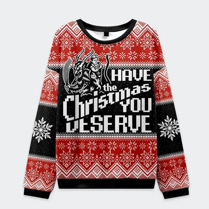 Japanese Kyoto lion Krampus sweatshirt gift idea