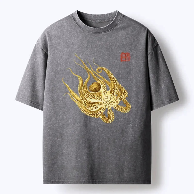 Vintage Japanese Octopus T-Shirt Best Seller