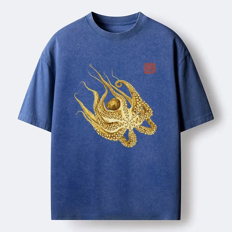 Vintage Japanese Octopus T-Shirt Best Seller