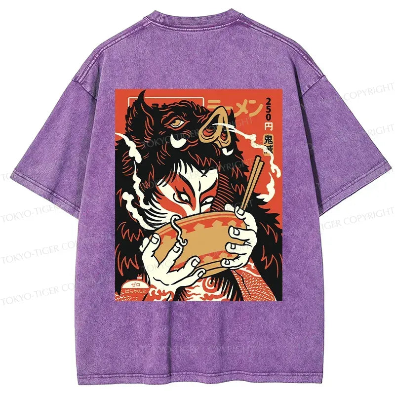 japanese washed t-shirt on sale
